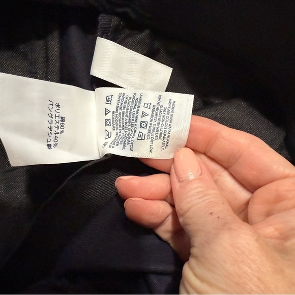 Lands’ End Black Full Length Chino Oeko-Tex Cotton Blend Pants Women’s Size 4 - Picture 5 of 6